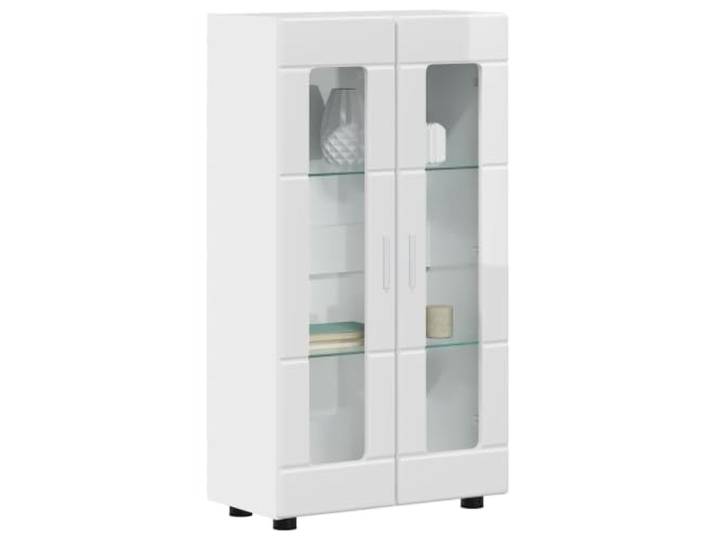 vidaXL Sideboard Florin 55,5 x 29 x 100 cm Hochglanz Weiß