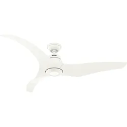 DC Deckenventilator Stingray Weiß 152 cm mit LED