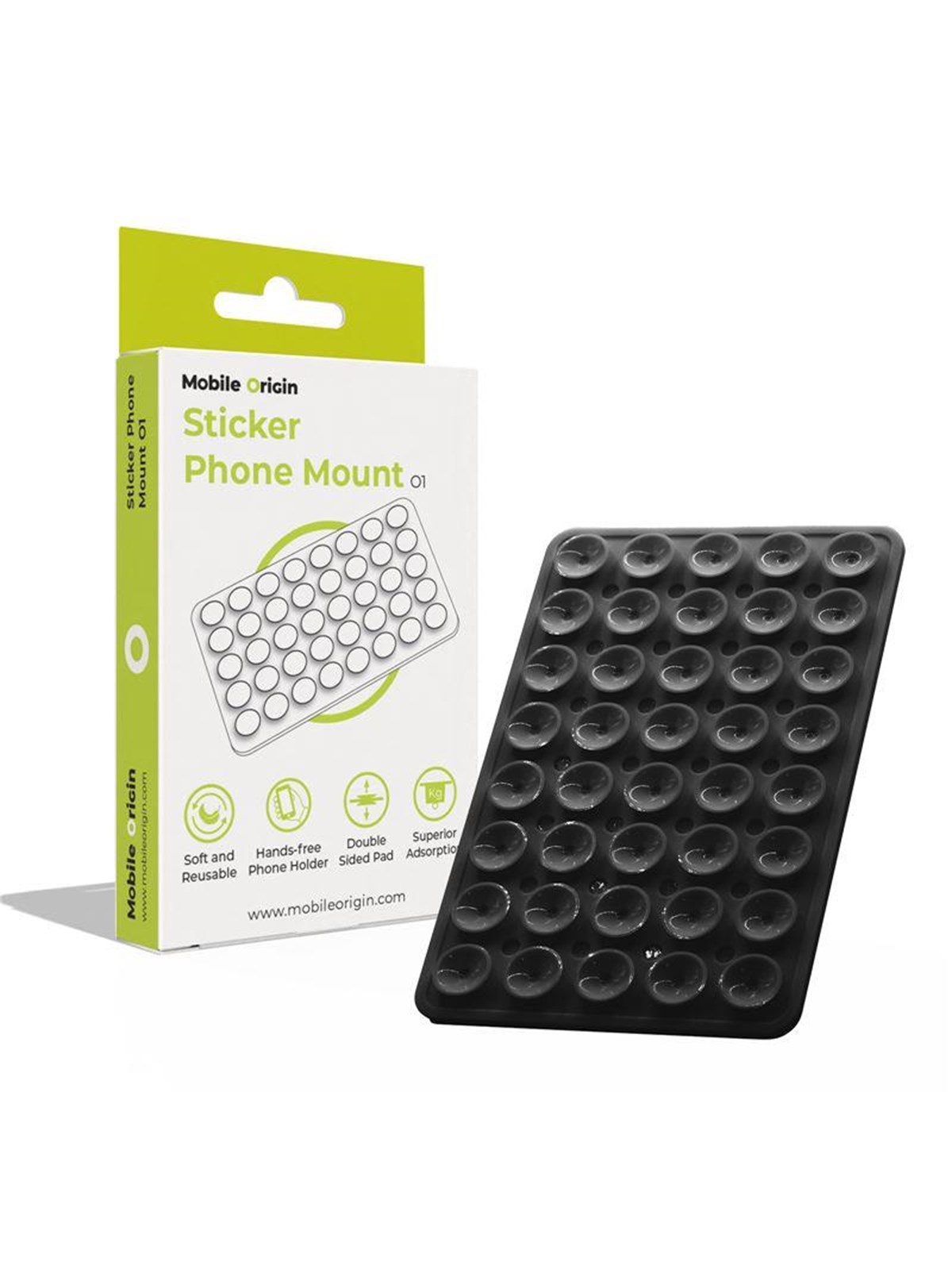 Mobile Origin Sticker Phone Mount O1 - black