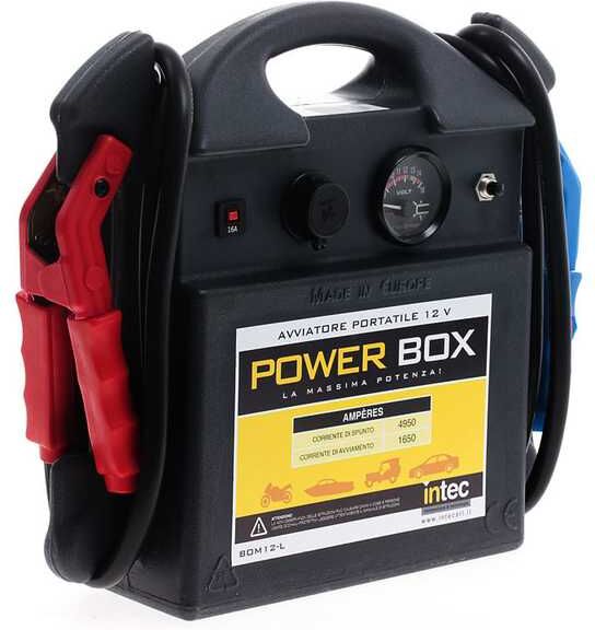 Intec BOM12-M, Professioneller Starter 12V - tragbar - Anlassstrom 1650A