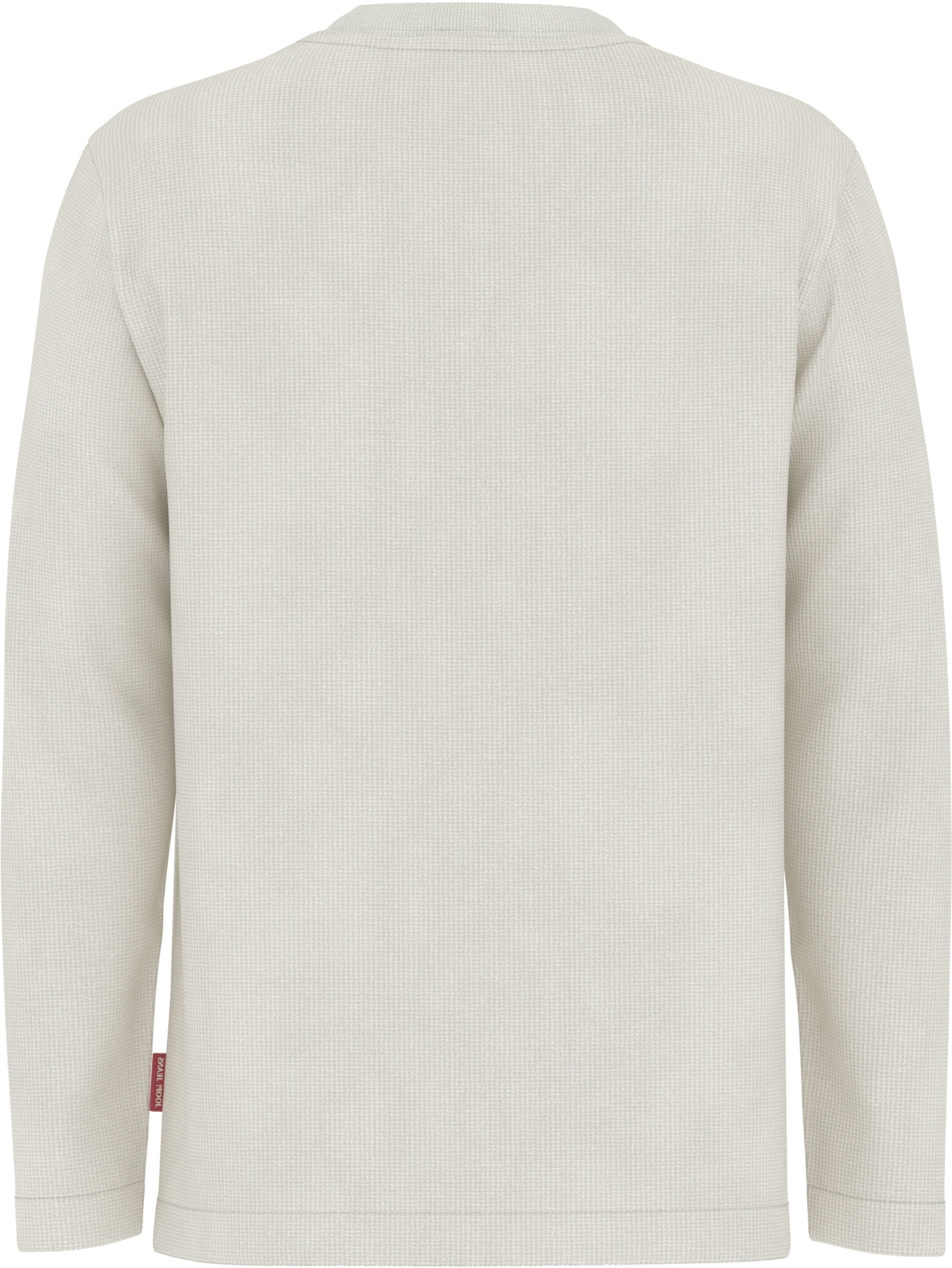 Langarmshirt JOOP JEANS "Darian", Herren, Gr. XXL, beige (natural), Single Jersey, Obermaterial: 100% Baumwolle, unifarben, regular fit normal, Rundhals, eingesetzt abgesteppte Kante, Shirts Langarmshirt, Mit Rundhalsausschnitt natural XXL