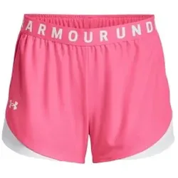 Under Armour Play Up Shorts 3.0 Dunkelrosa Polyester X-Small Damen