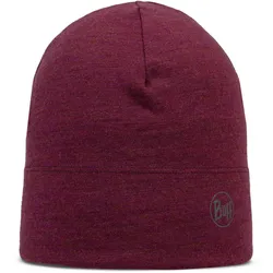 Buff Merino Midweight Beanie - STK - Melange Tibetan Red