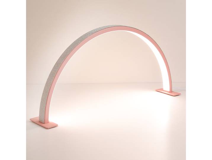 Lampe LED 48W nouvelle génération optimisée pour salon de beauté, forme demi-lune, pour ongles, extensions de cils, sourcils, forme arche, lampe de manucure