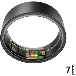 Ultrahuman Ring AIR Matte Grey - Size 7 (7, Dunkelgrau, Matte Gray, Matte Grey), Smart Ring, Grau