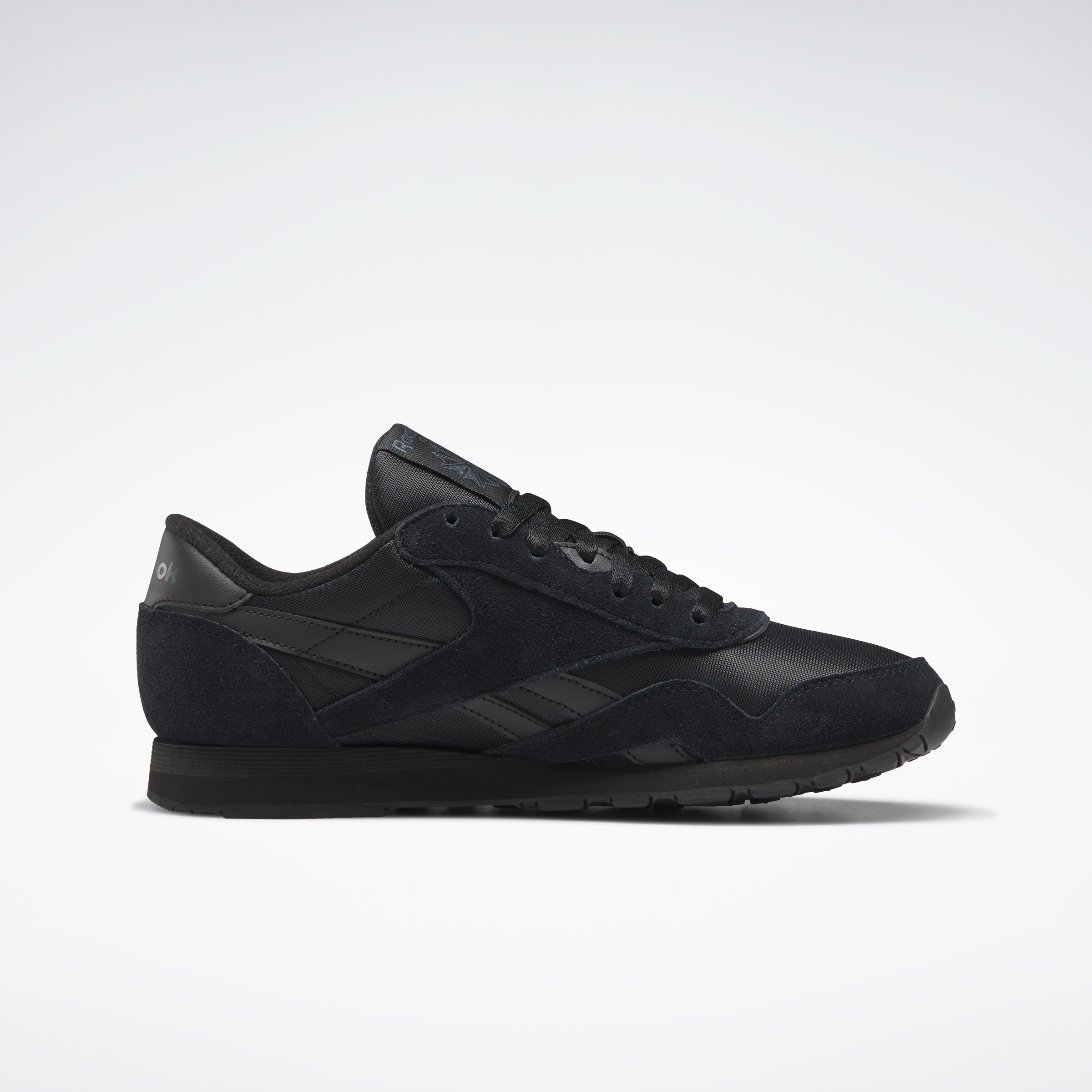 Sneaker REEBOK CLASSIC "CLASSIC NYLON", Herren, Gr. 42, schwarz, Leder, Textil, Schuhe Sneaker schwarz 42