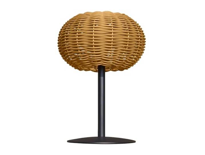 Lumisky Lampe de table solaire SAMIRA SOLAR avec base module solaire rechargeable avec télécommande H25cm