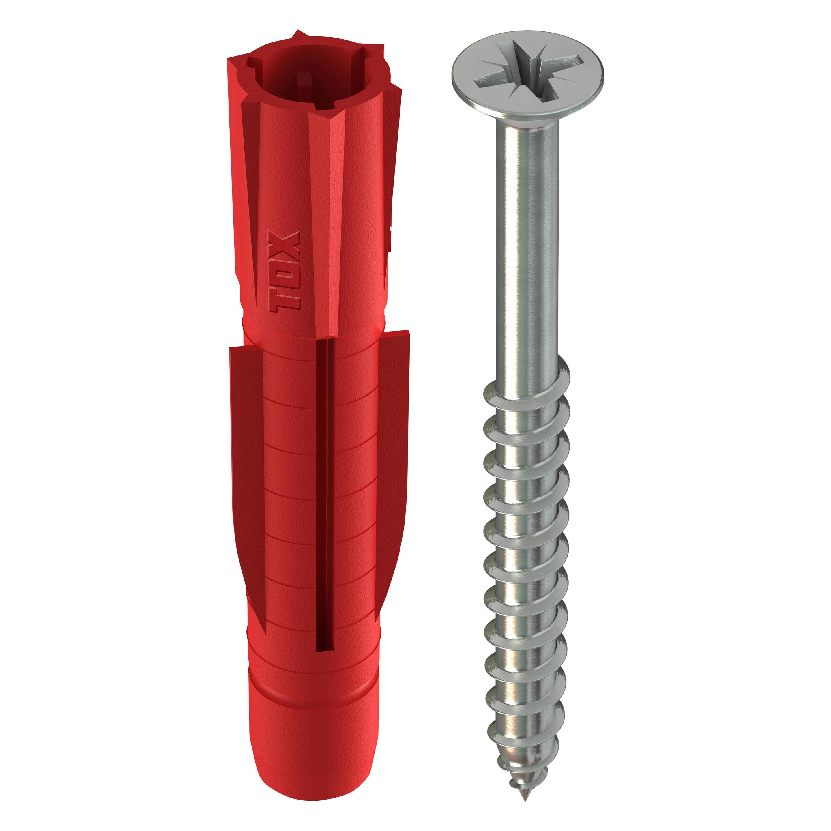 Tox Allzweckdübel Tri 5x31 mm mit Schraube (6 Stk.) (6 Stk.) (010601021)