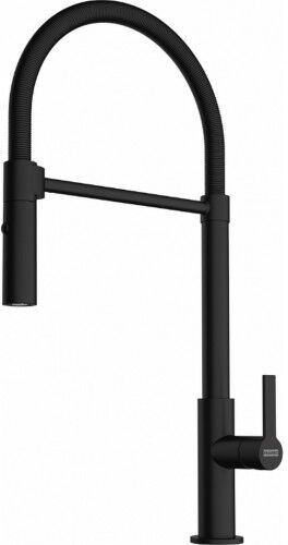 Franke MARIS SLIM Semi-pro avec douchette double-jets Mitigeur, Noir mat 115.0728.396