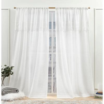 Nicole Miller New York Dunbar Light Filtering Rod Pocket Panel Pair