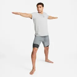 NIKE Dri-FIT Unlimited 7" 2in1 Shorts Herren 084 - smoke grey/dk smoke grey/smoke grey M