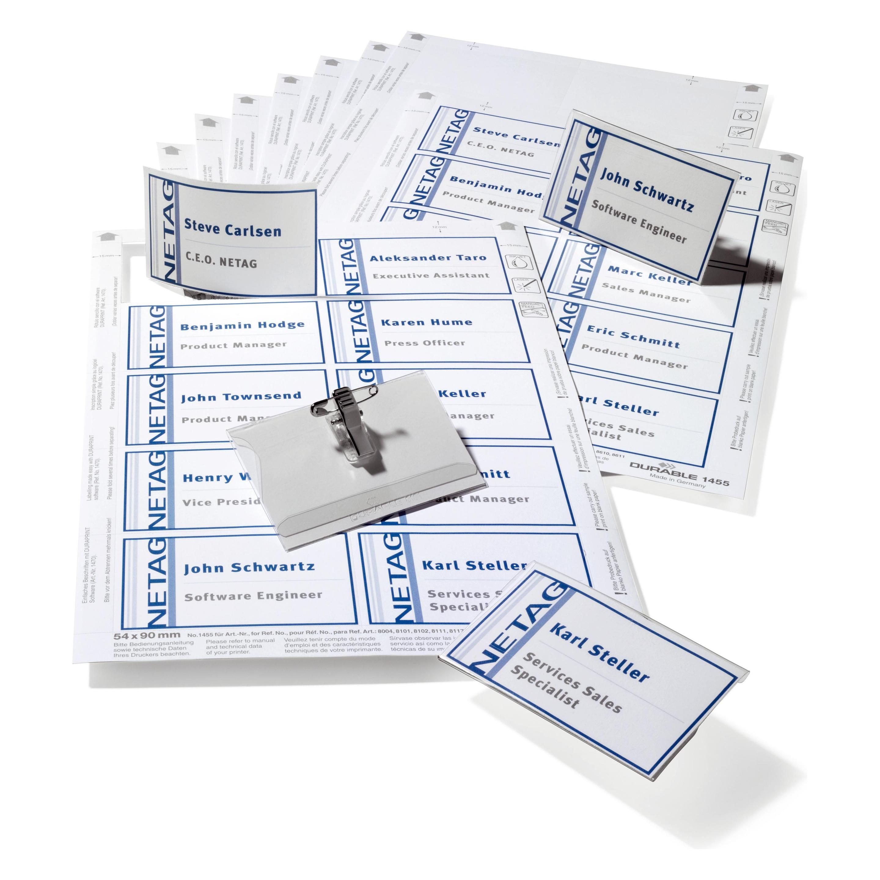Durable Namensschilderset (818200)