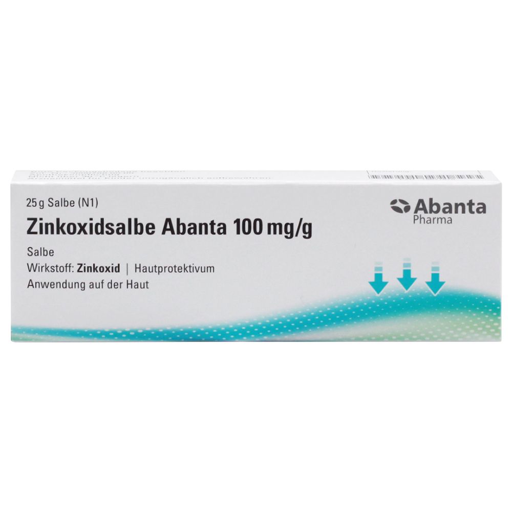 Zinkoxidsalbe Abanta 100 mg/g 25 g Salbe