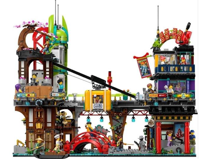 LEGO® Ninjago - Die Märkte von Ninjago City (71799) Spielbausteine, (6163 St)