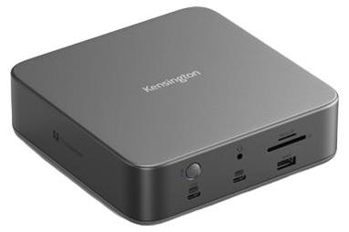 Kensington SD5010T5 EQ Thunderbolt 5 Triple 4K Dockingstation, Kabelgebunden, Thunderbolt 5, 140 W, 3,5 mm, 10,100,1000,2500 Mbit/s, Grau