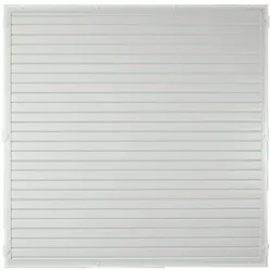 T&J Sichtschutzzaun LIGHTLINE weiß Sichtschutz Lamellenzaun, 180x180 cm