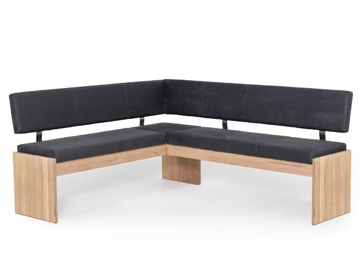 SIRION Eckbank mit Truhe aus Eiche, Material Massivholz /