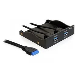 DELOCK 3.5" Frontpanel, 2x USB 3.0