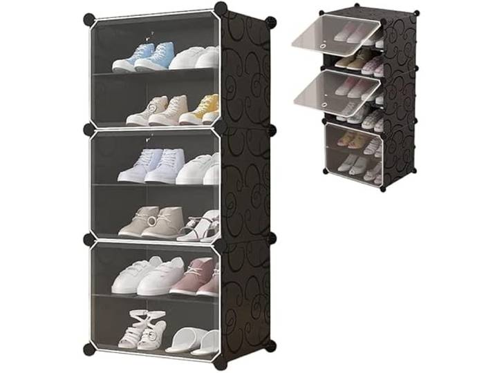 Best For Home Modulaire schoenenkast met 6 niveaus