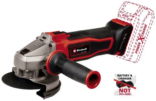 Einhell Power X-Change TE-AG 18/115 Q Li Solo 4431165 Akku-Winkelschleifer 115 mm ohne Akku, ohne Ladegerät, inkl. Schnellspannmutter 18 V