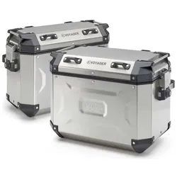 Kappa, Motorradgepäck, KOFFER K-VOYAGER MONOKEY ALU 48+37L SI. PR (48 l)