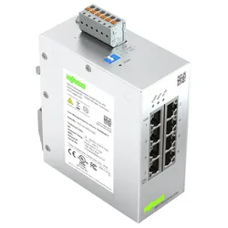Wago 852-1812/010-000 Lean-Managed-Switch,8 Ports 1000Base-T 8521812010000