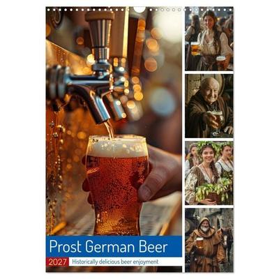 Prost German Beer (Wall Calendar 2027 DIN A3 portrait), CALVENDO 12 Month Wall Calendar