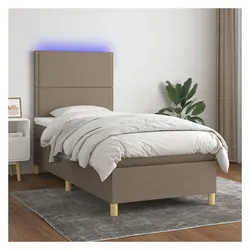 vidaXL, Boxspringbett, Inlenetta (Flach mit Nägeln) (120 x 200 cm)