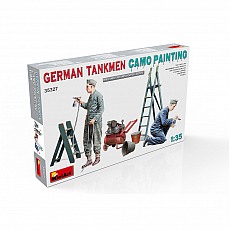 MiniArt - German Tankmen Painting Camo - 1:35 - 2 Figuren 310918