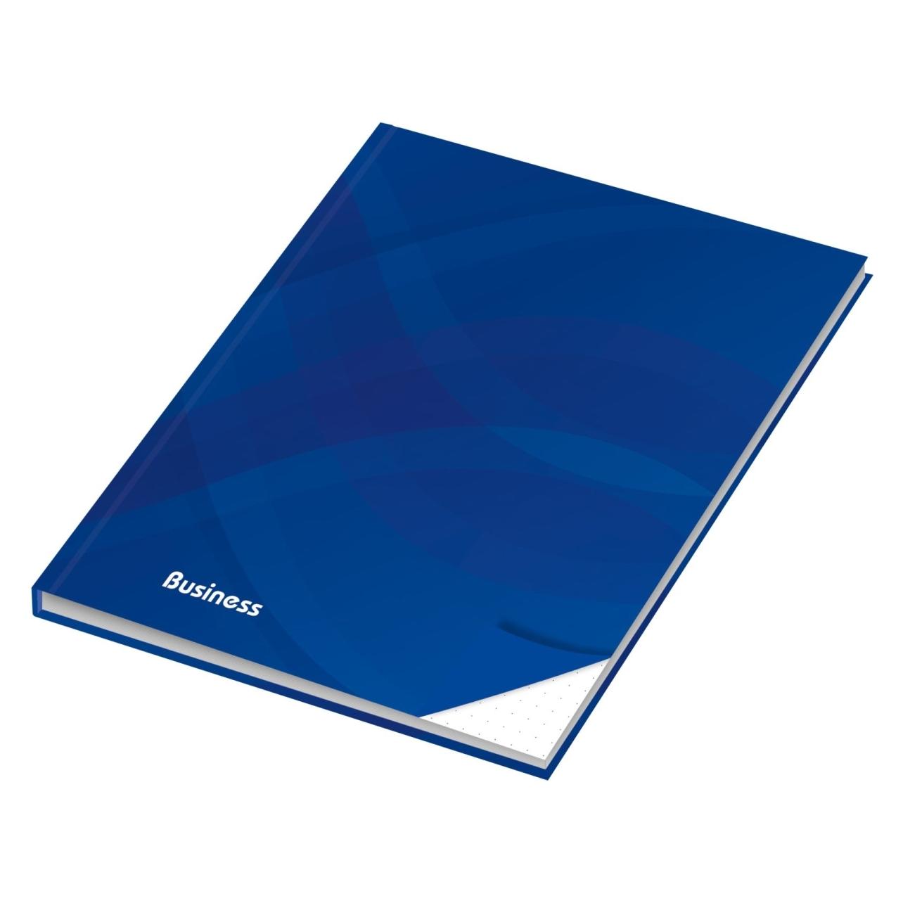 Rnk Notizbuch A5 Business blau dotted (A5, Gepunktet, Harter Einband) (46757)