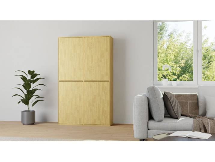 Placard de rangement ménager sur mesure Chêne Naturel huilé