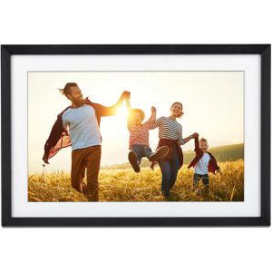 Rollei Digitaler-Bilderrahmen Smart Frame Wifi 107, mit WLAN, 10,1 Zoll Touchscreen, 32 GB interner Speicher, schwarz