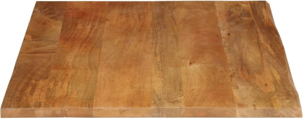 vidaXL Solid Wood Table Top Brown 2.5cm H x 90cm W x 80cm D