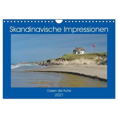 Skandinavische Impressionen - Oasen der Ruhe (Wandkalender 2027 DIN A4 quer), CALVENDO Monatskalender