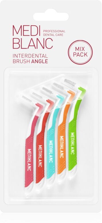 MEDIBLANC Interdental Pick-brush Angle brossette interdentaire 9 pcs Mix kit 5 pcs