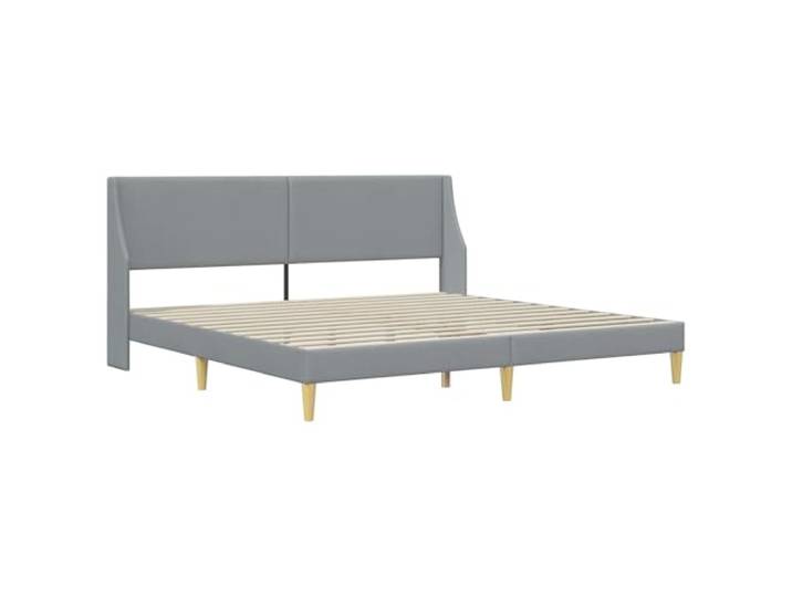 SKTQYQO Bettgestell aus Sperrholz mit Kopfteil Modernes Design, gebogene Latten, einfache Montage, Traglast 140 kg