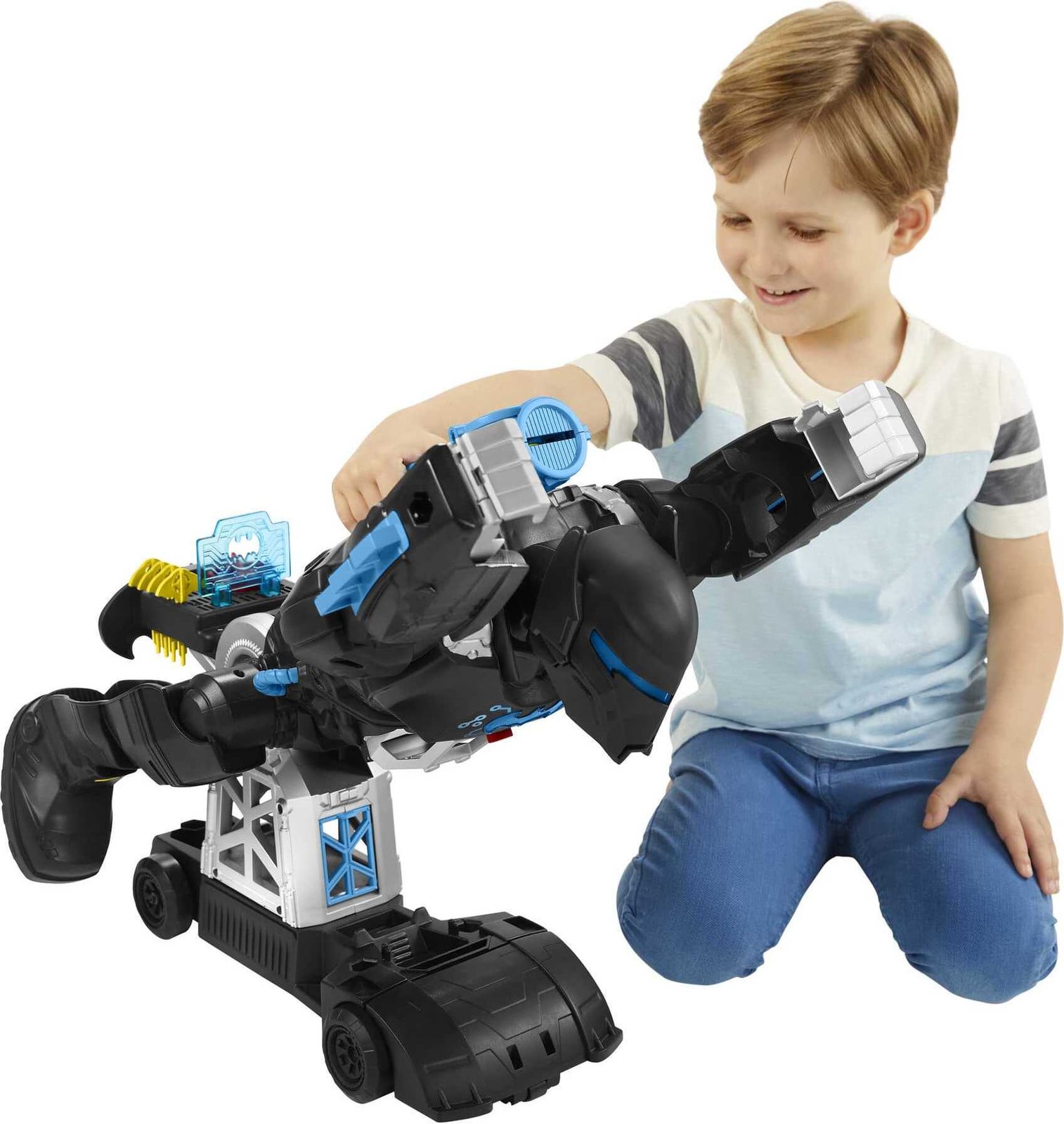 Imaginext DC Super Friends Bat-Bot transformeerbaar Batman speelgoed