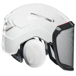 Forstschutzhelm "Integral Forest" grobes Visier G16 - Weiß