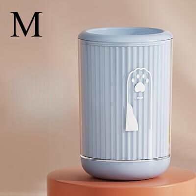 Market Central Dog Paw Cleaner Cup With Drying Towels Paw Washing Cup For Small Large Dogs m