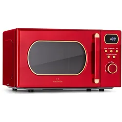 Julieta Mikrowelle mit Grill 20l 700 / 800 W Ø25,5cm 8 Programme Rot