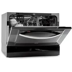 Havasia UV 6 Luminance Geschirrspüler UV Glasfront freistehend 1380W Schwarz