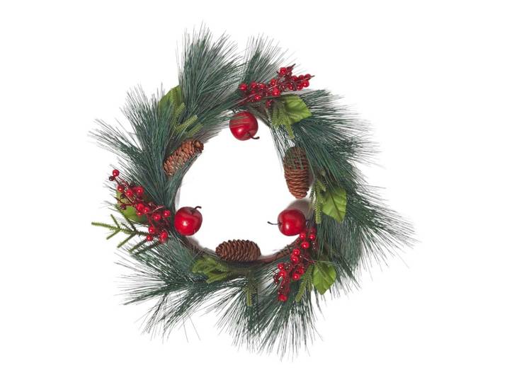 WEIHNACHTSKRANZ Äpfel & Zapfen, 50 cm