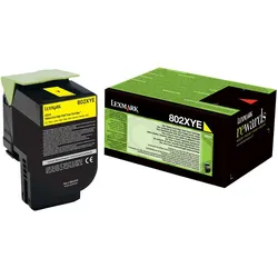 Lexmark 80C2XYE Corporate-Tonerkassette Gelb für ca. 4.000 Seiten