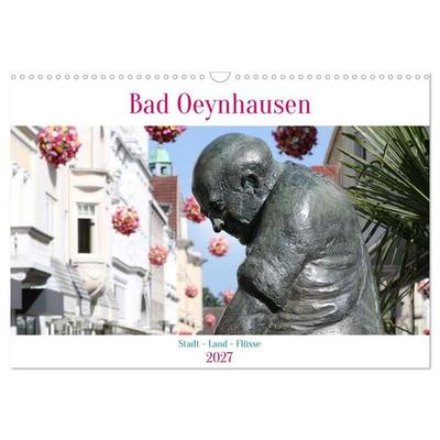 Bad Oeynhausen - Stadt-Land-Flüsse (Wandkalender 2027 DIN A3 quer), CALVENDO Monatskalender