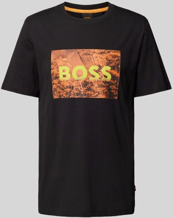 Camiseta Hugo Boss Building Hombre Negro Xxl