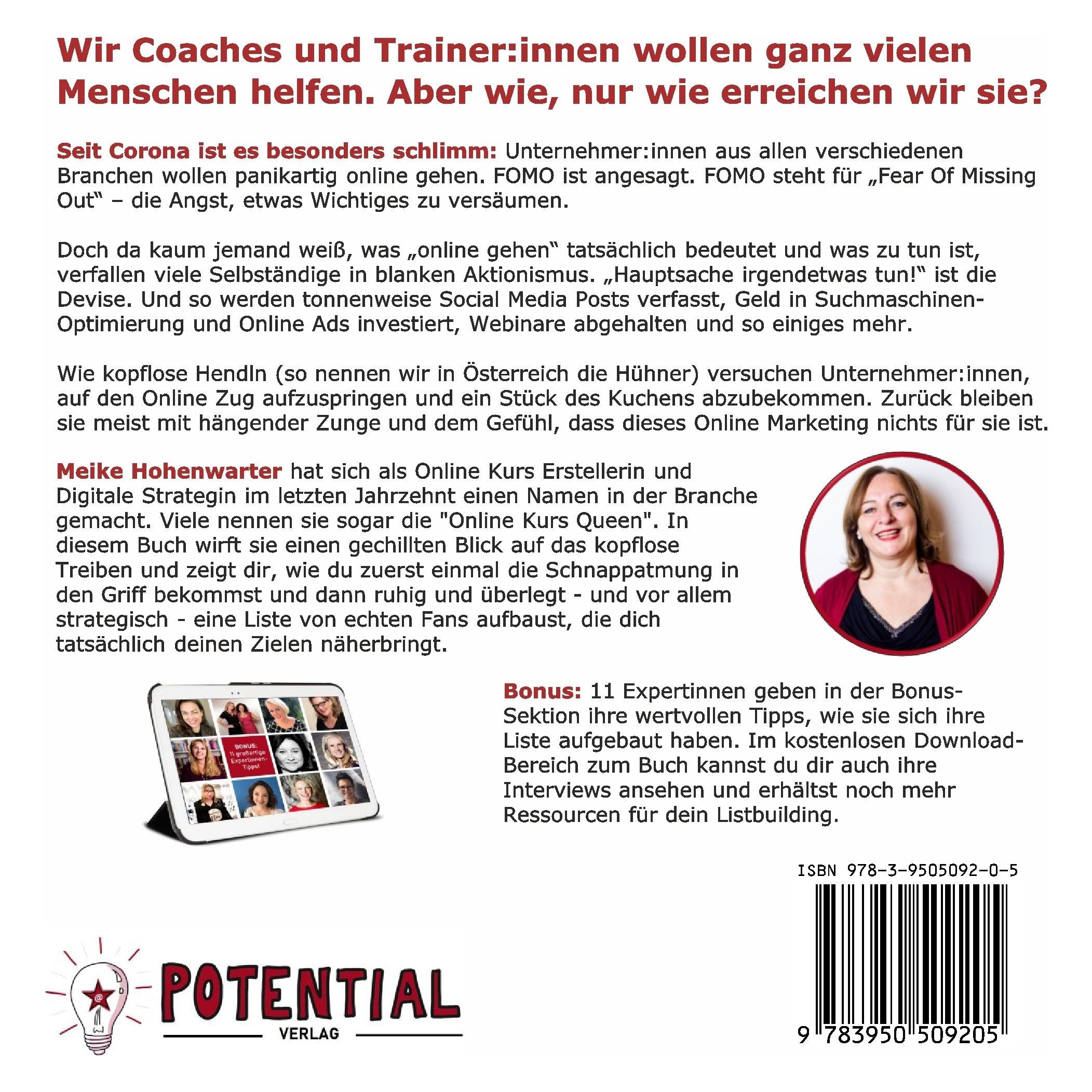 Various Publishers So geht Listbuilding (Deutsch, Softcover, Meike Hohenwarter) (56968795)
