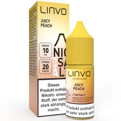 Peach Ice NicSalt Liquid by Linvo 10ml / 20mg