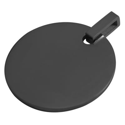 Kettenanhänger ADELIA´S "Anhänger – Anhänger aus Edelstahl", schwarz, Schmuckanhänger, Damen, Edelstahl, Kettenanhänger, Ideal als Geschenk zum Muttertag