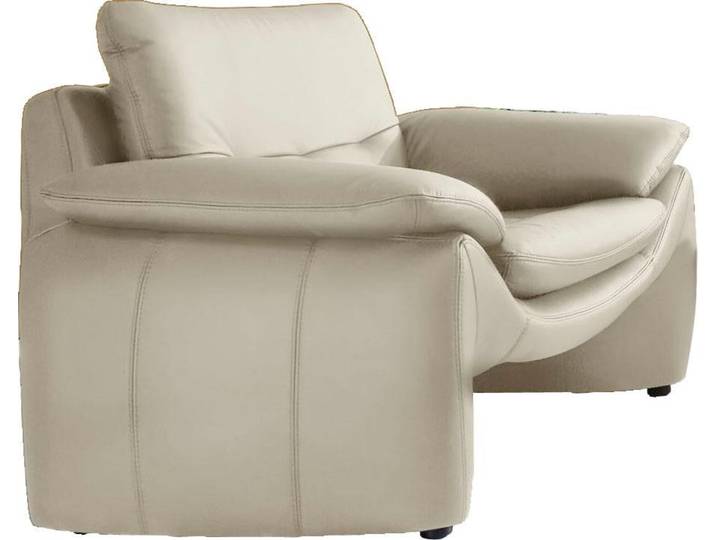 Sessel PLACES OF STYLE Luna , beige (creme), B:110cm H:80cm T:88cm, NaturLEDER (echtes Rindsleder), Sessel, Sessel, in einzigartiger Optik