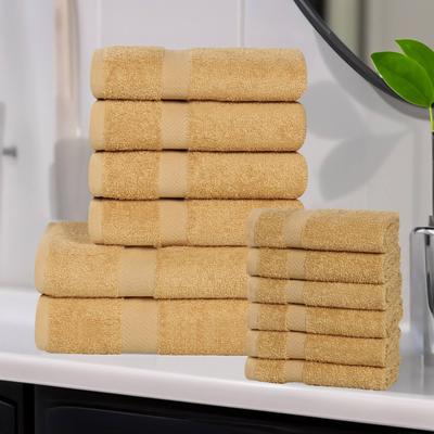 Superior Franklin Eco-Friendly Cotton Towel Set, Lightweight Absorbent Quick-Dry Bathroom Towels